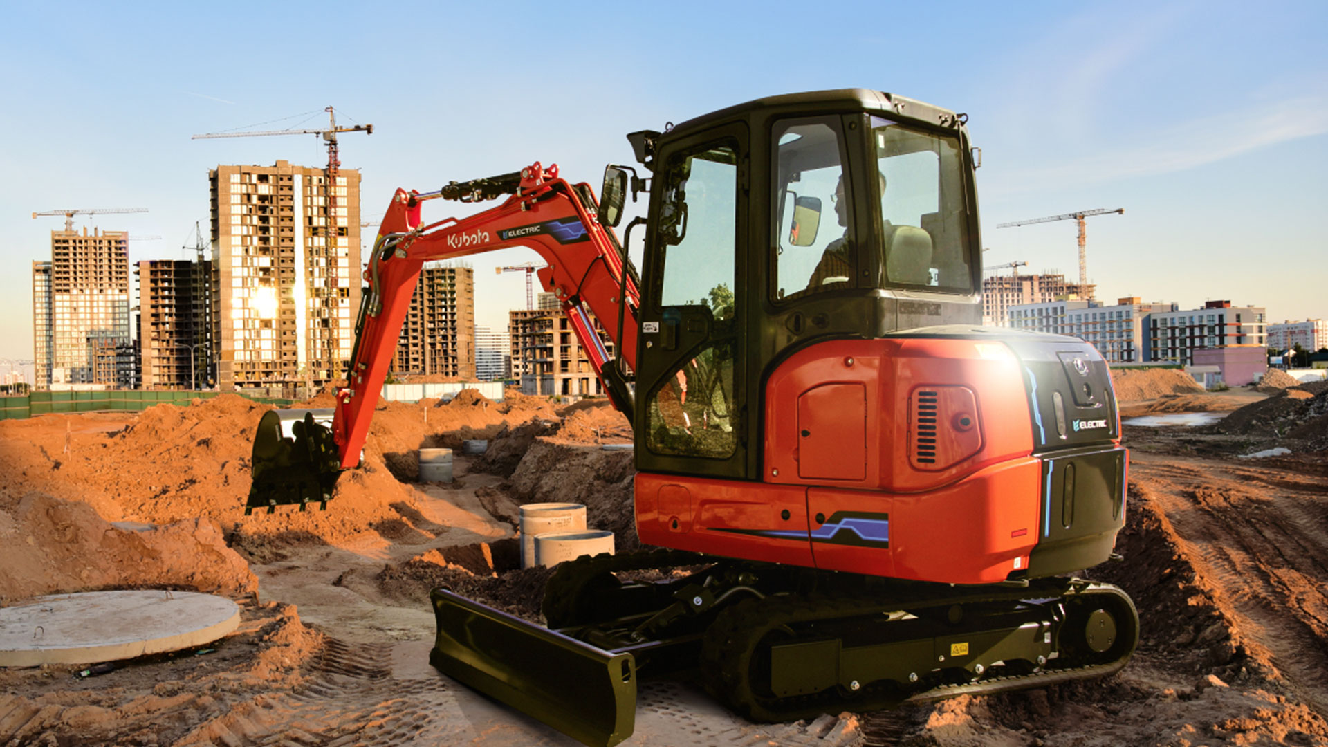 Kubota compact excavator U36-4 Electric